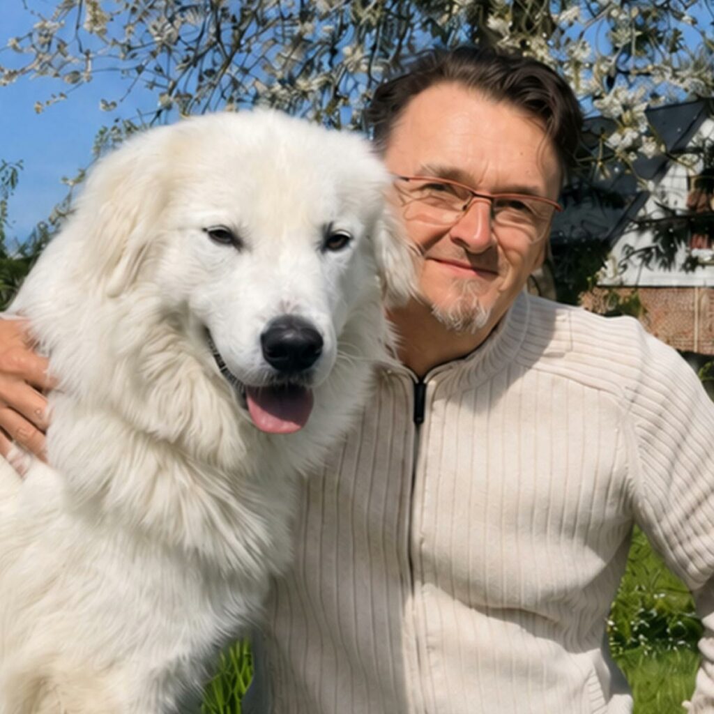 éducateur canin et son chien